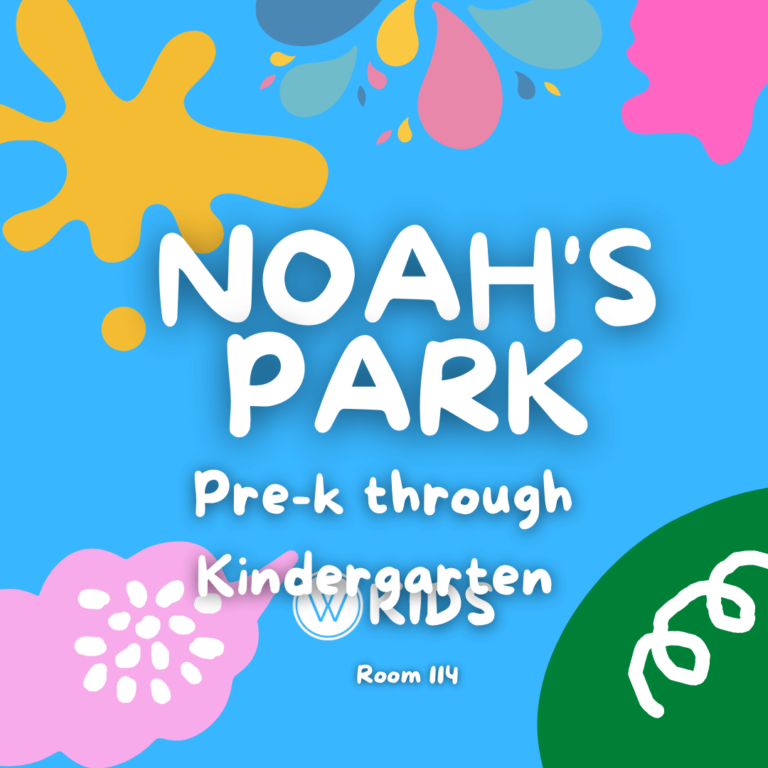 WestWay Kids Noah's Park for ages Pre-k through Kindergarten in room 114.